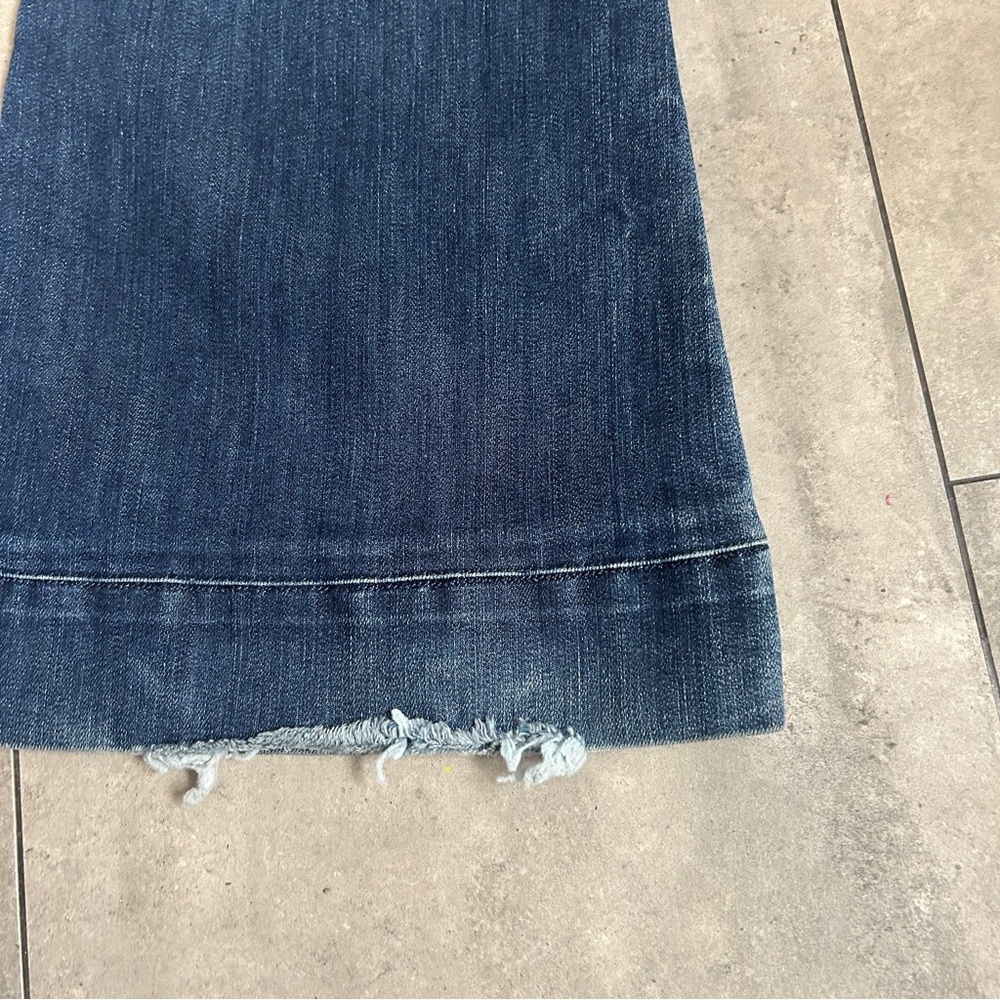 J Brand love story dark wash flare denim mid rise jeans 30 - Picture 7 of 7